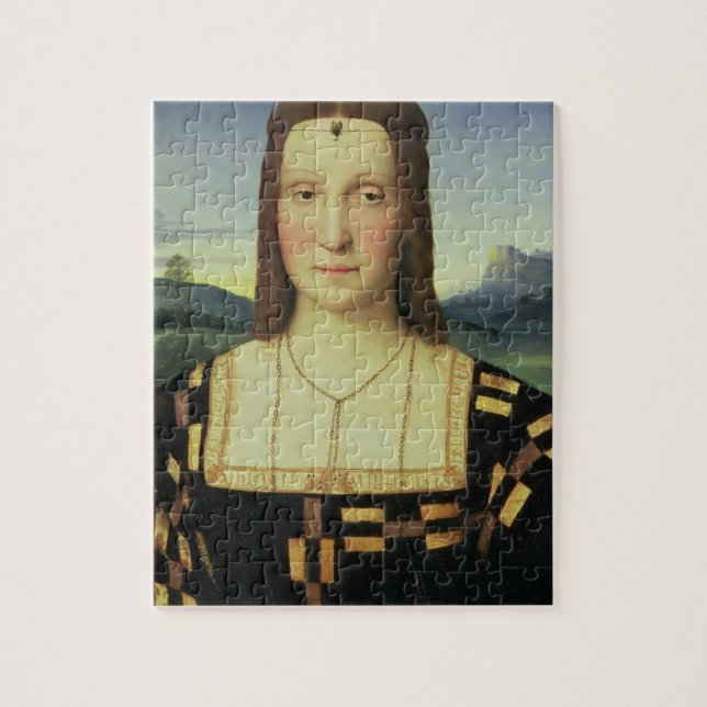 Puzzle Portrait d'Elizabeth Gonzaga, c.1504 (huile sur le (Vertical)