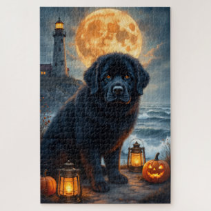 Puzzle Portrait d'Halloween du phare hanté de Terre-Neuve