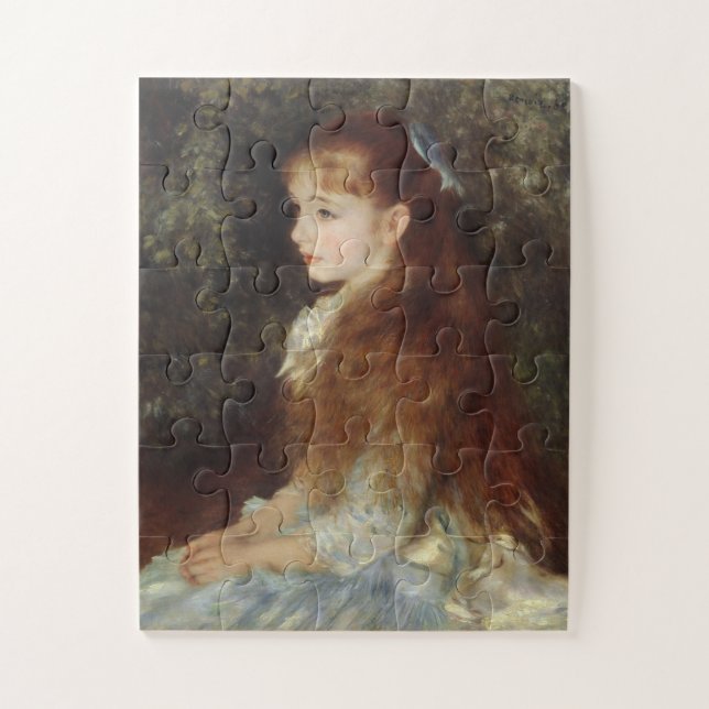 Puzzle Portrait d'Irène - Peinture impressionniste Renoir (Vertical)