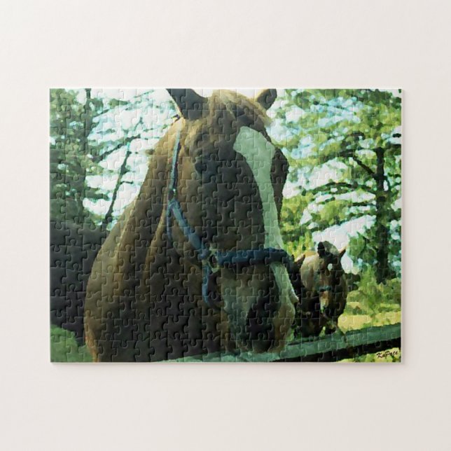 Puzzle Portrait du cheval (Horizontal)