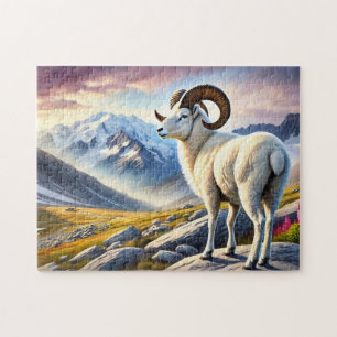 Puzzle Portrait d'un bélier Majestic
