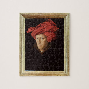 Puzzle Portrait d'un homme, 1433 (huile sur le chêne)