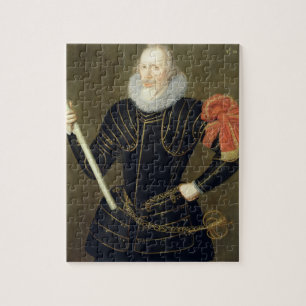 Puzzle Portrait d'un homme, 1593 (huile sur le panneau)