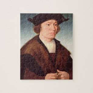 Puzzle Portrait d'un homme inconnu, 1520 (huile sur le