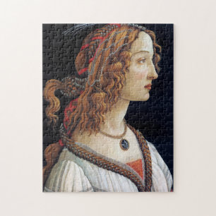 Puzzle Portrait d'une dame, Sandro Botticelli