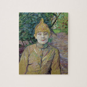 Puzzle Portrait d'une femme, probablement la danseuse