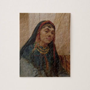 Puzzle Portrait d'une fille du Moyen-Orient, c.1859