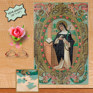 Puzzle Portrait encadré de Saint Rose de Lima (K 48)