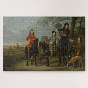 Puzzle Portrait équestre de Cornelis (1639-1680) Cuyp