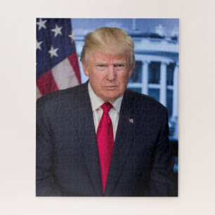Puzzle Portrait officiel de Donald Trump à la présidence