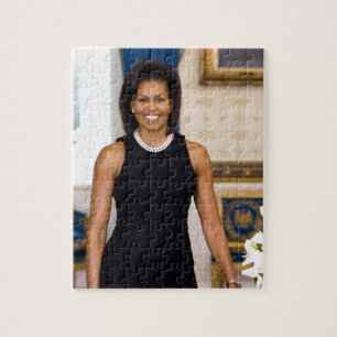 Puzzle Portrait officiel de la Première Dame Michelle Ob
