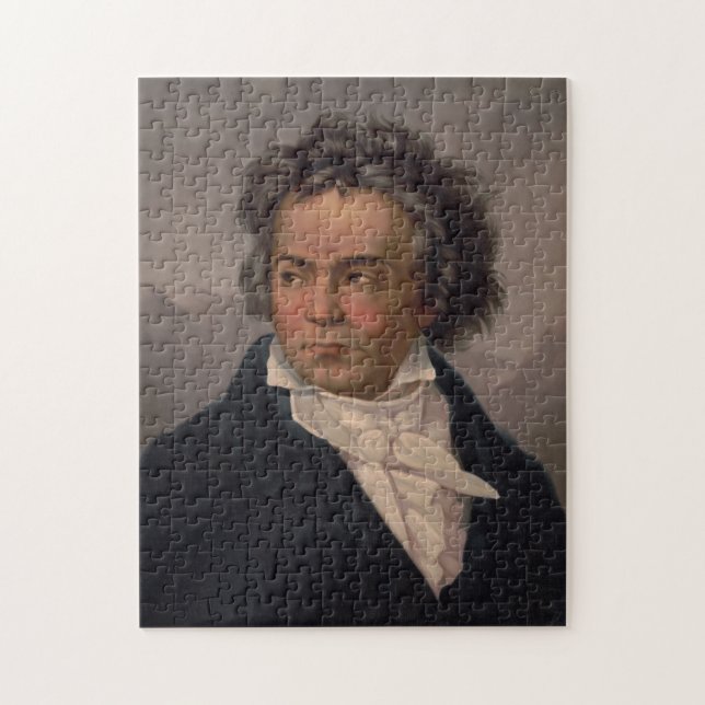 Puzzle Portrait vintage de Ludwig van Beethoven (1870) (Vertical)