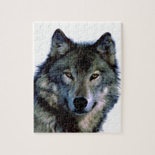 Puzzle Portrait Wolf