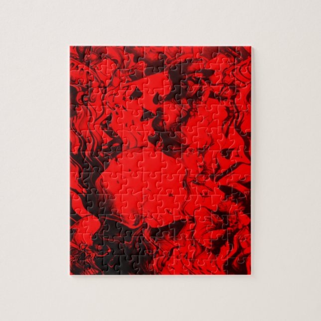 Puzzle Portraits de musiciens de pop dans Vibrant rouge c (Vertical)