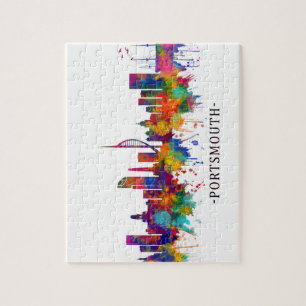 Puzzle Portsmouth England Skyline