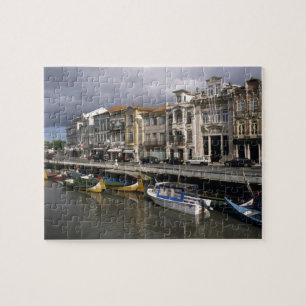 Puzzle Portugal, Aveiro. Moliceiros (bateaux de collecte 