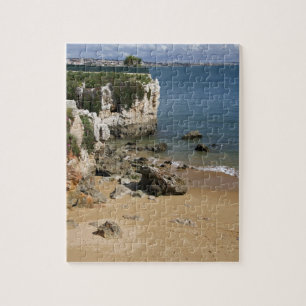 Puzzle Portugal, Cascais. Praia da Rainha, une plage à
