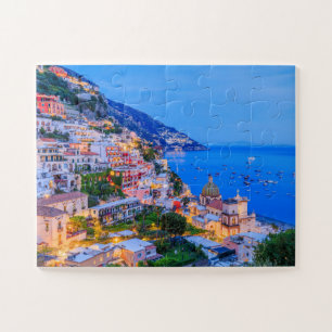 Puzzle Positano, Côte Amalfitaine, Italie.