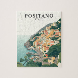 Puzzle Positano, Italie Ville Vintage 