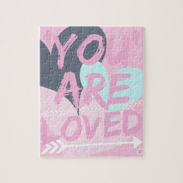 Puzzle positif inspiré de mentalité. Cadeau mignon (Vertical)