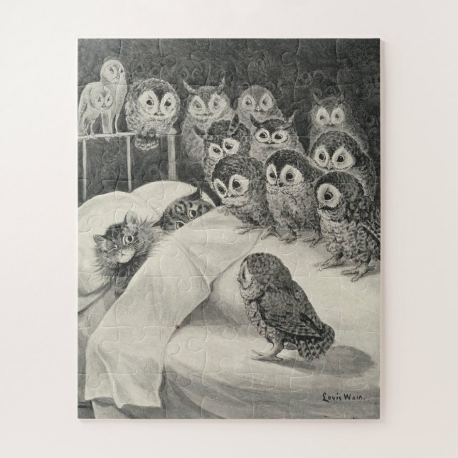 Puzzle Póster Cats Nightmare. Louis Wain (Vertical)