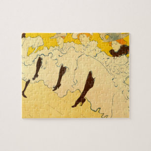 Puzzle Poster de la fille dansante Jaune Toulouse Lautrec