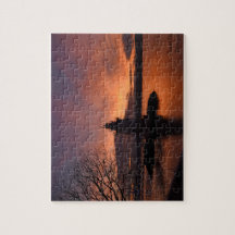 Poster du coucher du soleil à Tarrytown