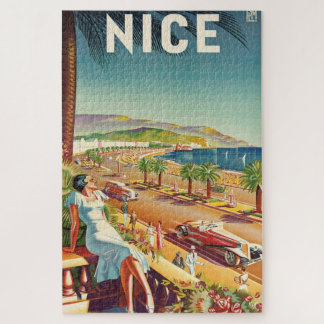 Puzzle Poster du Vintage voyage Nice France