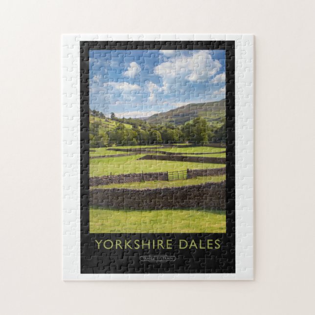 Puzzle Poster ferroviaire Yorkshire Dales (Vertical)