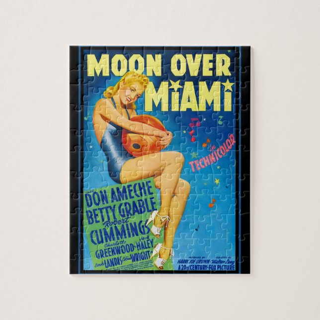 Puzzle Poster Movie Over Miami (Vertical)