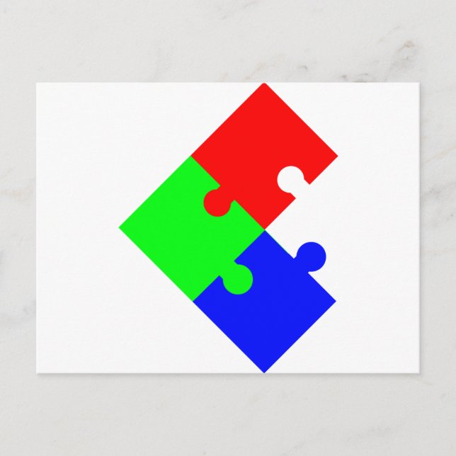 Puzzle Postkarte (Vorderseite)