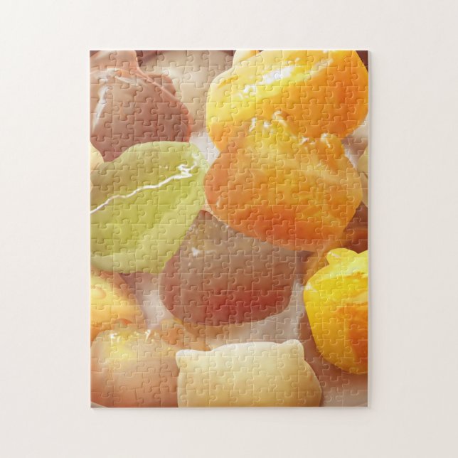 Puzzle Potato sucré et dessert de boule de Taro (Vertical)