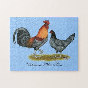 Puzzle Poule de bleu du Delaware