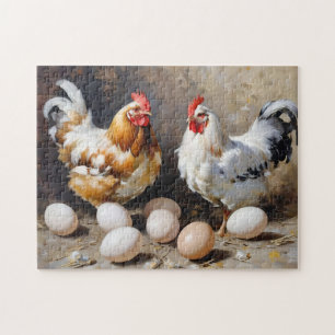 Puzzle Poulets et oeufs