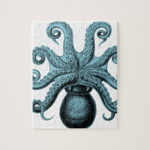 Puzzle Poulpe dans Teal