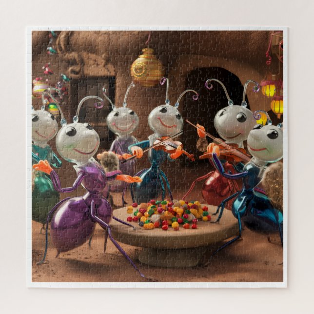 Puzzle pour les enfants et les adultes... Joyeuse  (Vertical)
