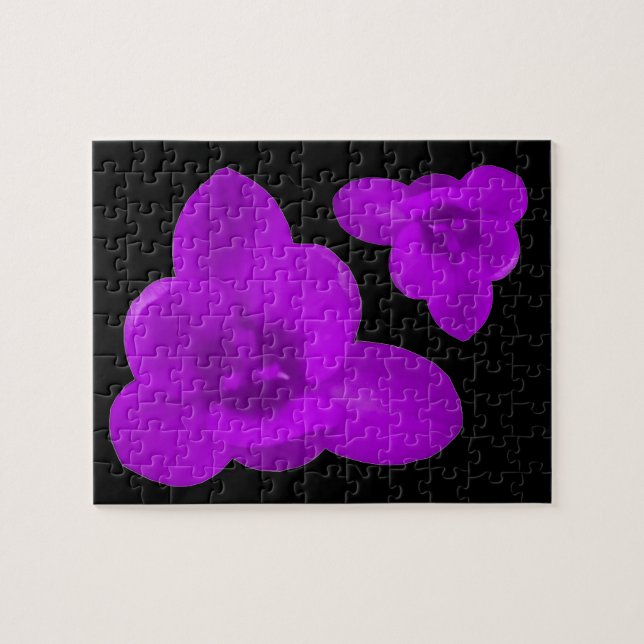 Puzzle pourpre à fleurs de crocus (Horizontal)