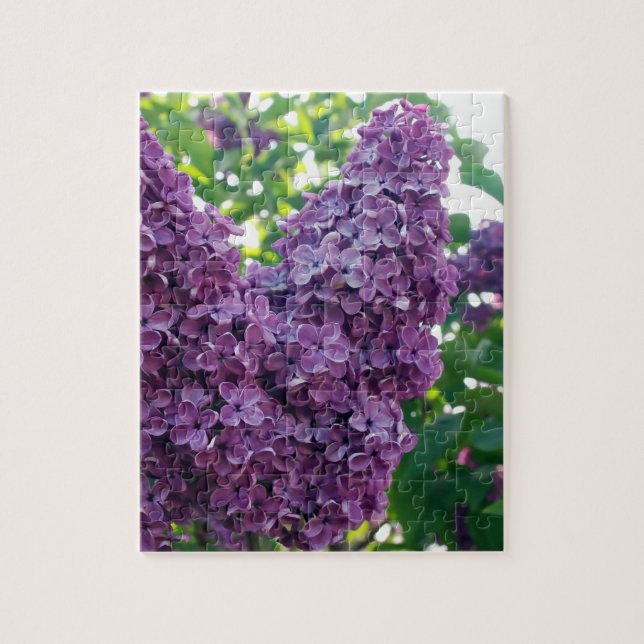 Puzzle pourpre de lilas (Vertical)