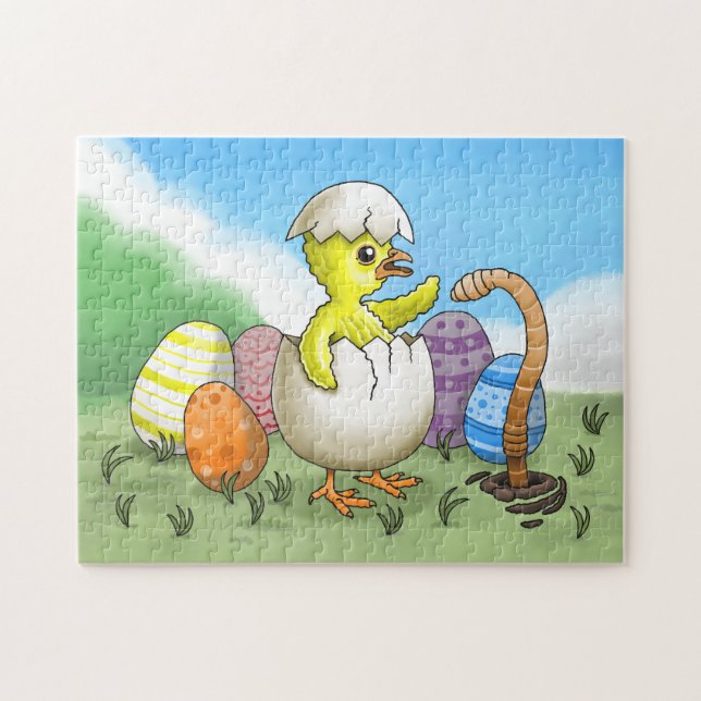 Puzzle Poussin de Pâques éclos (Horizontal)