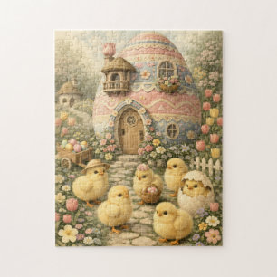 Puzzle Poussins de Pâques