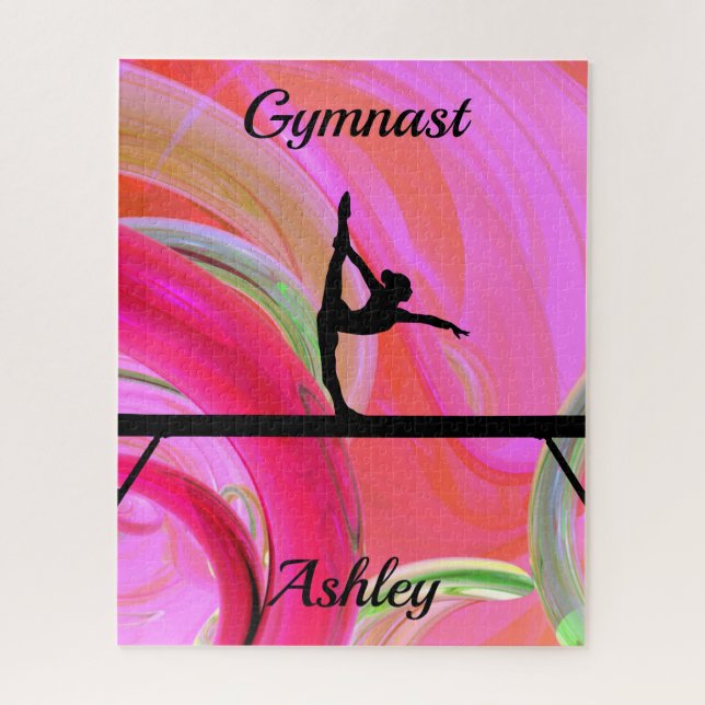 Puzzle Poutre de gymnastique Bold Personnalisation Abstra (Vertical)