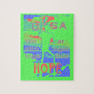 Puzzle Power ECO USA Hillary Hope Nous sommes plus forts