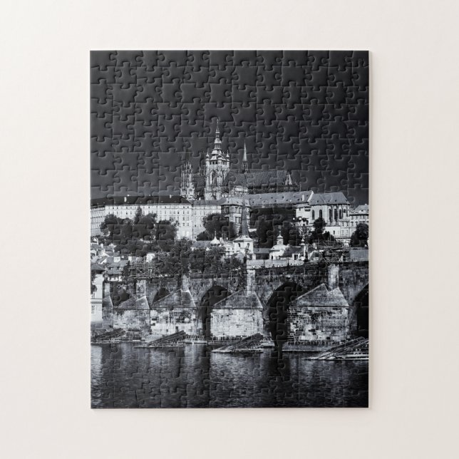 Puzzle Prague, Pont Charles & Château / Czechia (Vertical)