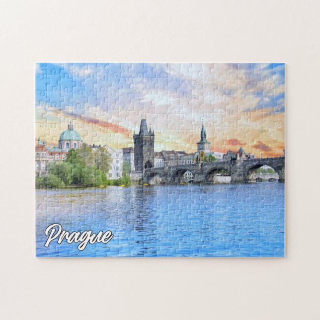 Puzzle Prague, République tchèque (Horizontal)