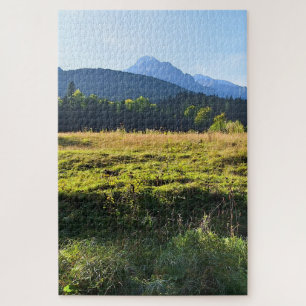 Puzzle Prairie de montagne verte – Nature sauvage Roumani