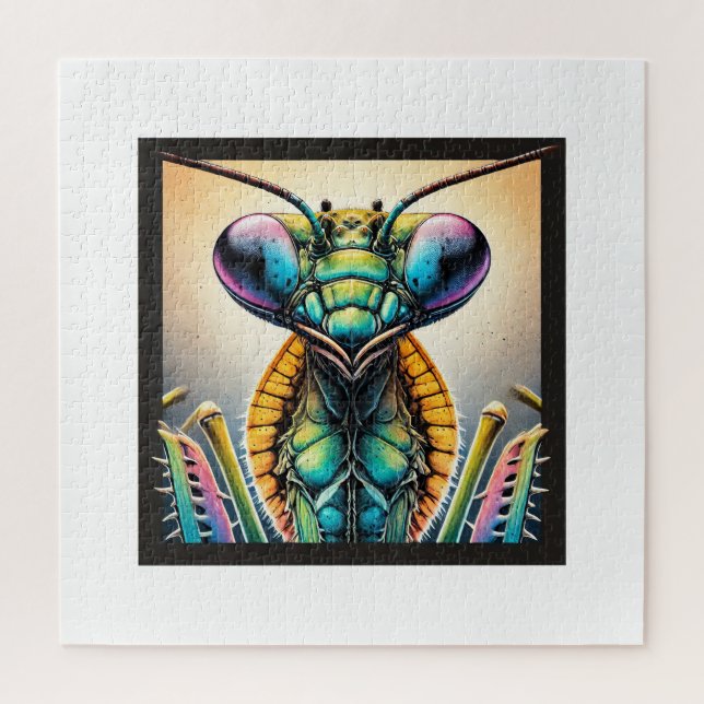 Puzzle Praying Mantis 300724IREF217 - Watercolor (Vertical)