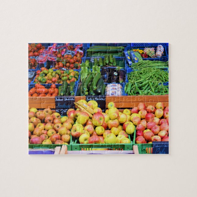 Puzzle Prélèvement sur le marché des fermiers - 8x10 - 11 (Horizontal)