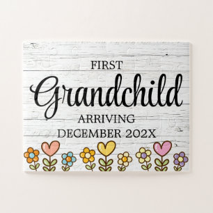 Puzzle Premier Grand-Enfant Grand-Parents Révéler
