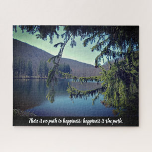Puzzle Premier réservoir à travers les arbres Motivationn