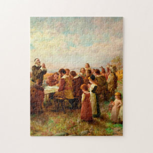Puzzle Premier Thanksgiving À Plymouth Jennie Brownscombe